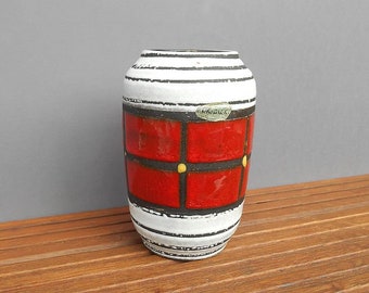 ceramic vase / Scheurich 238 14 / West Germany / 1960 - 1970s