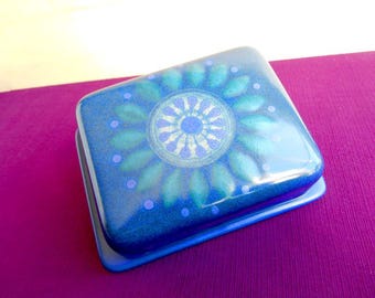 Mantequera de cerámica / VIOLA / kmk Kupfermühle 21420 / Alemania Occidental / 1989 - 1998