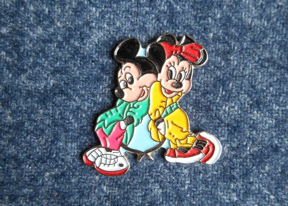 set of 2 pins Mickey and Minnie mouse / Disney / … - image 2