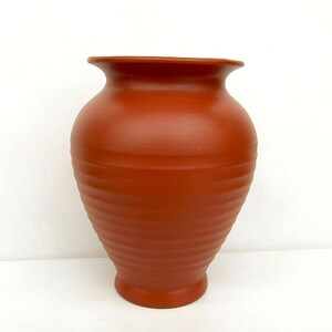 Klinker vase 12.2 cm/ Ilkra Edelkeramik 201 12 / West Germany / Ransbach - Baumbach / 1950s