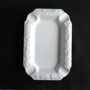 fine porcelain ashtray / Rosenthal / MARIA weiss – CLASSIC ROSE / Germany / 1978