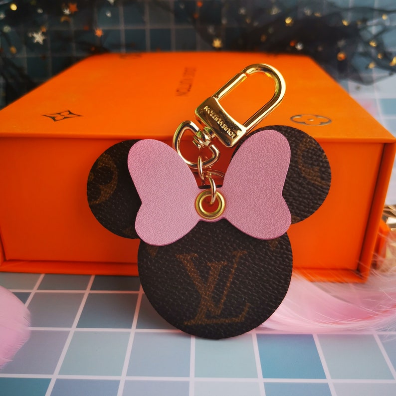 Authentic Repurposed Louis Vuitton Keychain Keweenaw Bay Indian