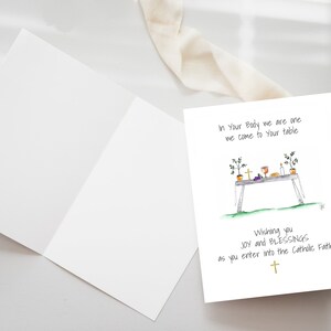 Printable RCIA Card, Digital OCIA Card, Faith Journey Card, Baptism ...