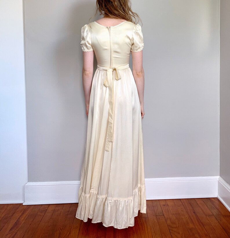 Vintage Gunne Sax dress satin bridal wedding 1970's | Etsy