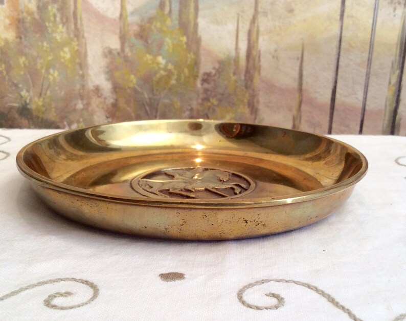 Brass Bronze ildefast Bronce Denmark Plate