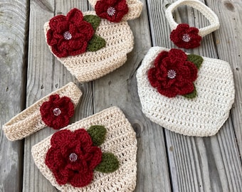 traje de flores