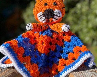 Patrón de peluche de tigre