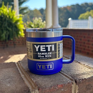 YETI Rambler 10 oz Stackable Mug, Vacuum Insulated, Stainless  Steel with MagSlider Lid, Offshore Blue: Tumblers & Water Glasses