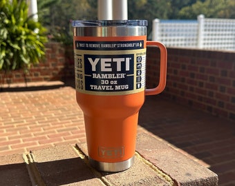 Desert Clay Orange YETI Rambler 20 oz Travel Mug with Magslider