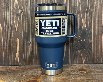 Butterflies REAL YETI 30 Oz. Travel Mug With Stronghold Lid Laser