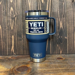 YETI Rambler 30 oz Travel Mug, Stainless Steel, Vacuum Insulated with  Stronghold Lid