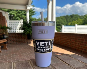 Yeti - 26 oz Rambler Stackable Cup with Straw Lid Navy