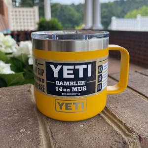 YETI Rambler 24 oz Mug, Vacuum Insulated, Stainless Steel with MagSlider  Lid, Alpine Yellow