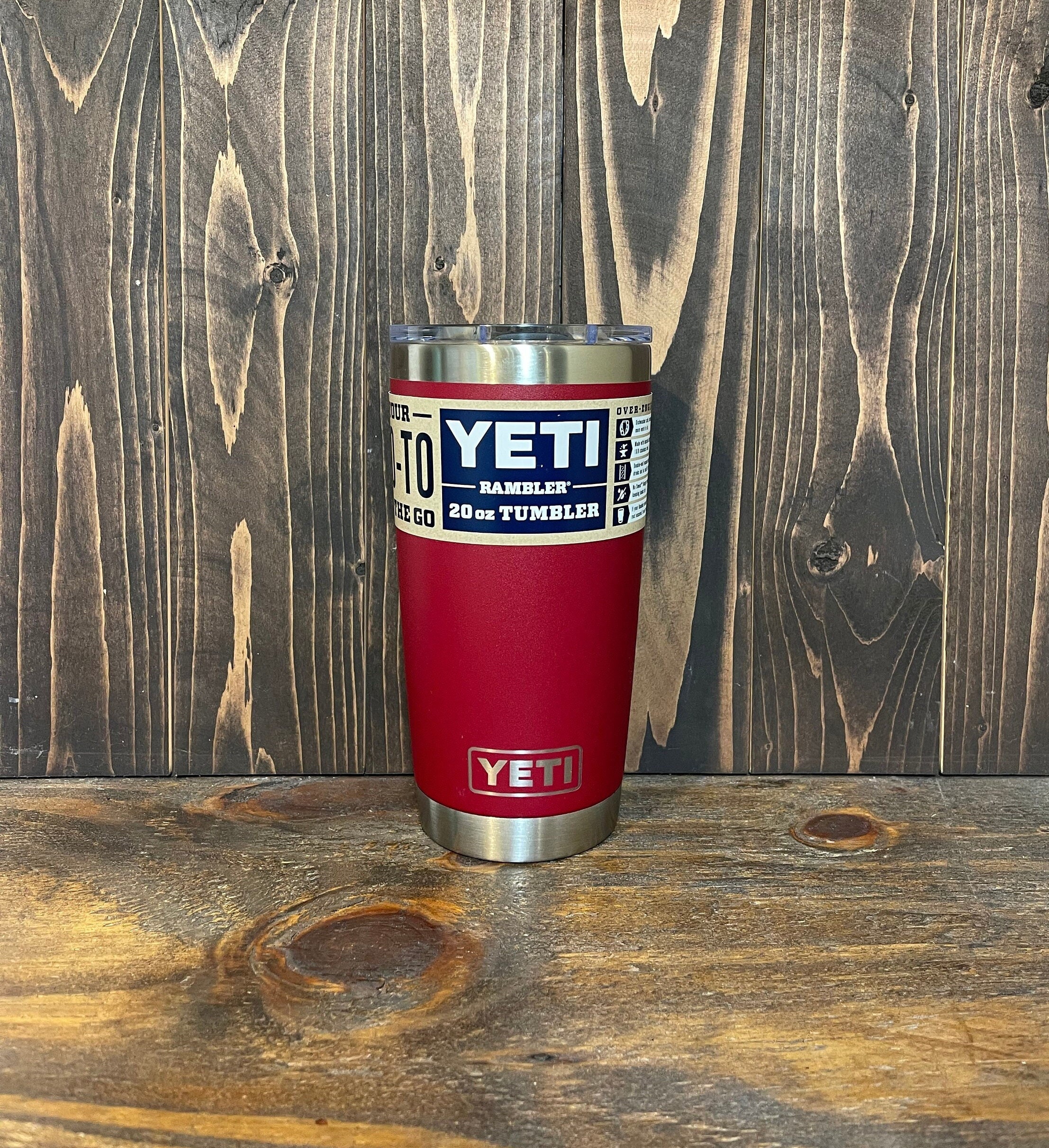 Harvest Red Personalized Yeti Tumbler 30oz - Engraved Yeti Tumbler