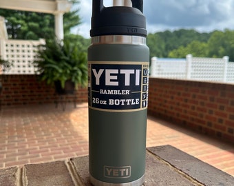 Yeti 36 oz. Rambler Bottle with Chug Cap, Camp Green