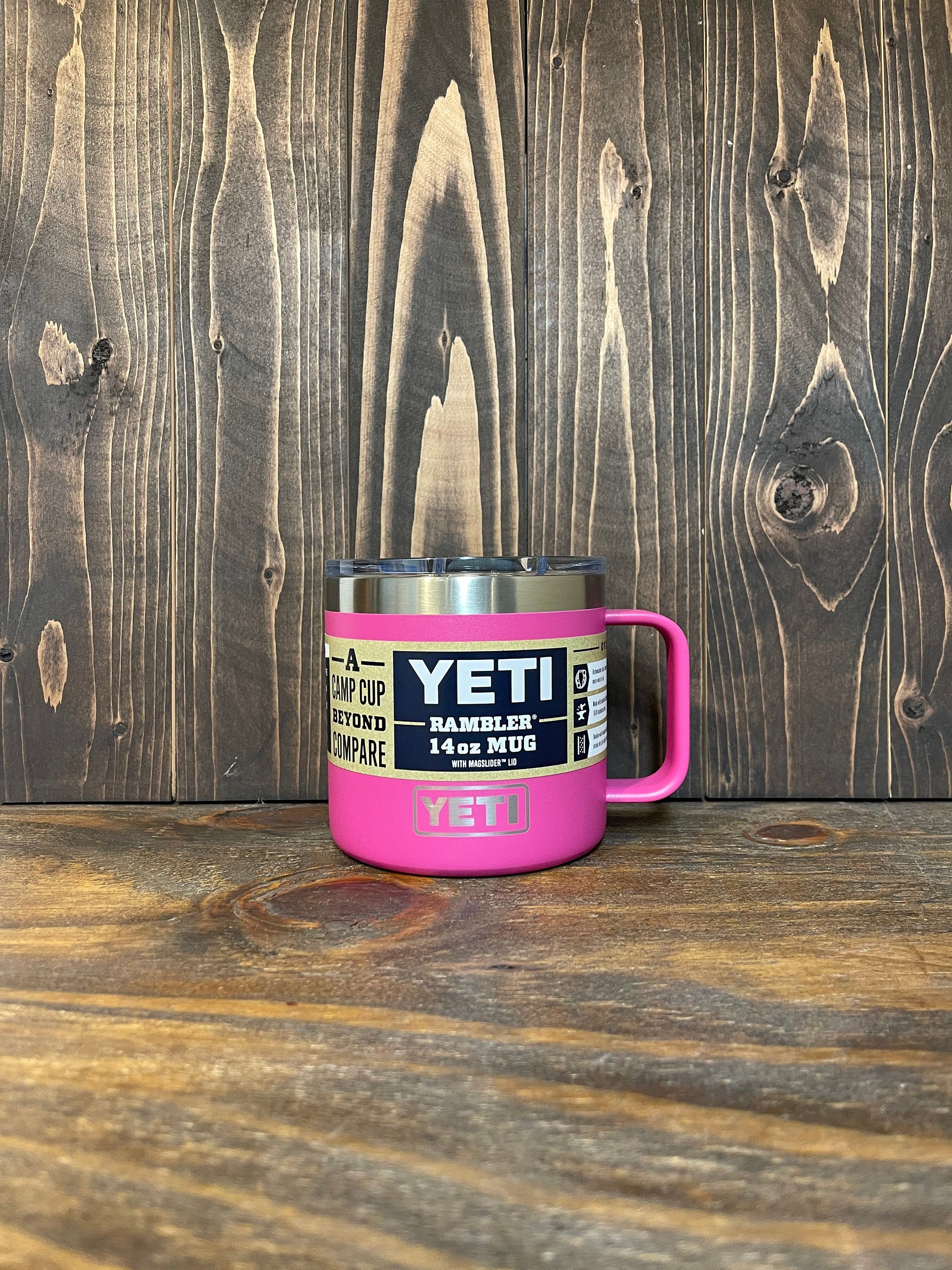 REAL YETI 10 Oz. Laser Engraved Seafoam Stainless Steel 10oz Stackable Mug  With Mag Lid Personalized Vacuum Insulated YETI 