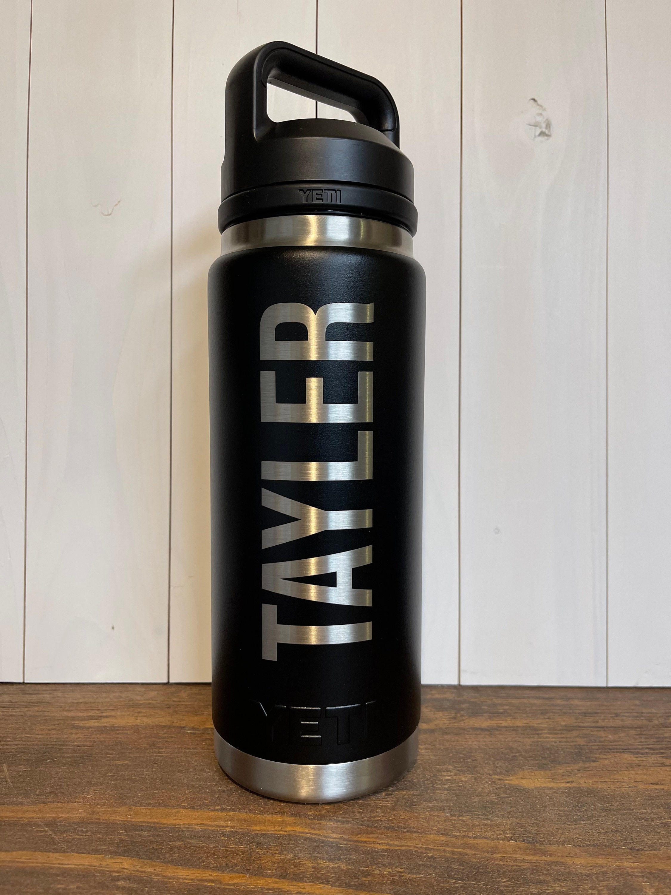 PERSONALIZED Authentic YETI 26 oz Straw Bottle - LASER ENGRAVED -  ImpressMeGifts