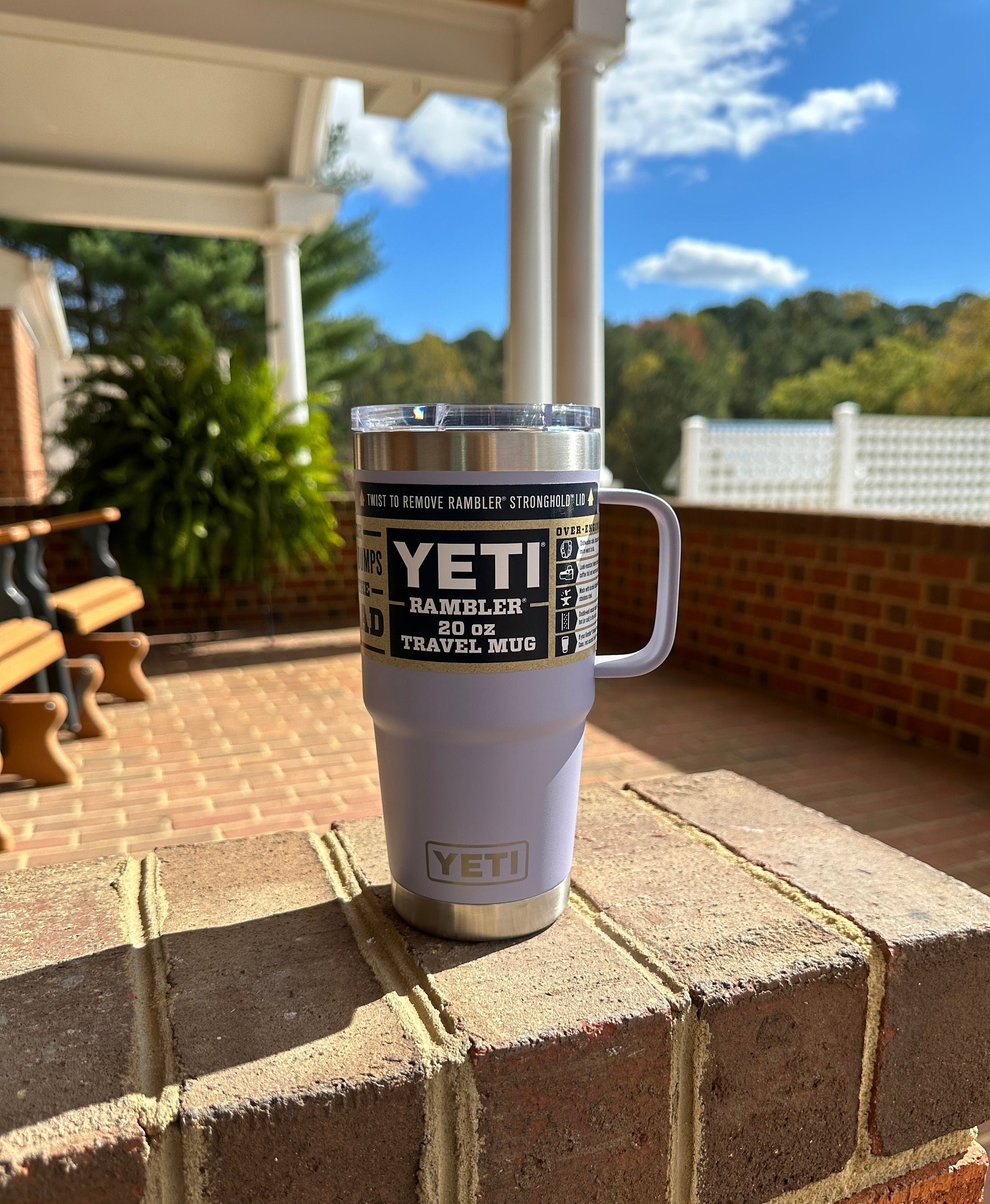 YETI Rambler 20 oz Travel Mug with Stronghold Lid