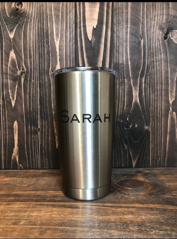 REAL YETI 10 Oz. Laser Engraved Black Stainless Steel 10 Oz Stackable Mug  With Mag Lid Personalized Vacuum Insulated YETI 