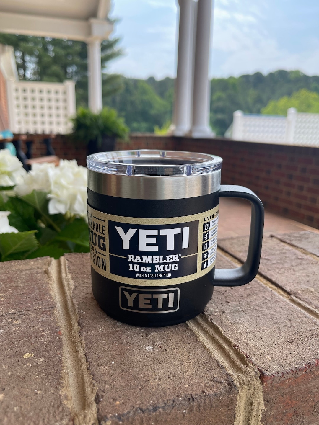 Yeti Rambler 10oz Stackable Mug with Magslider - Camp Green