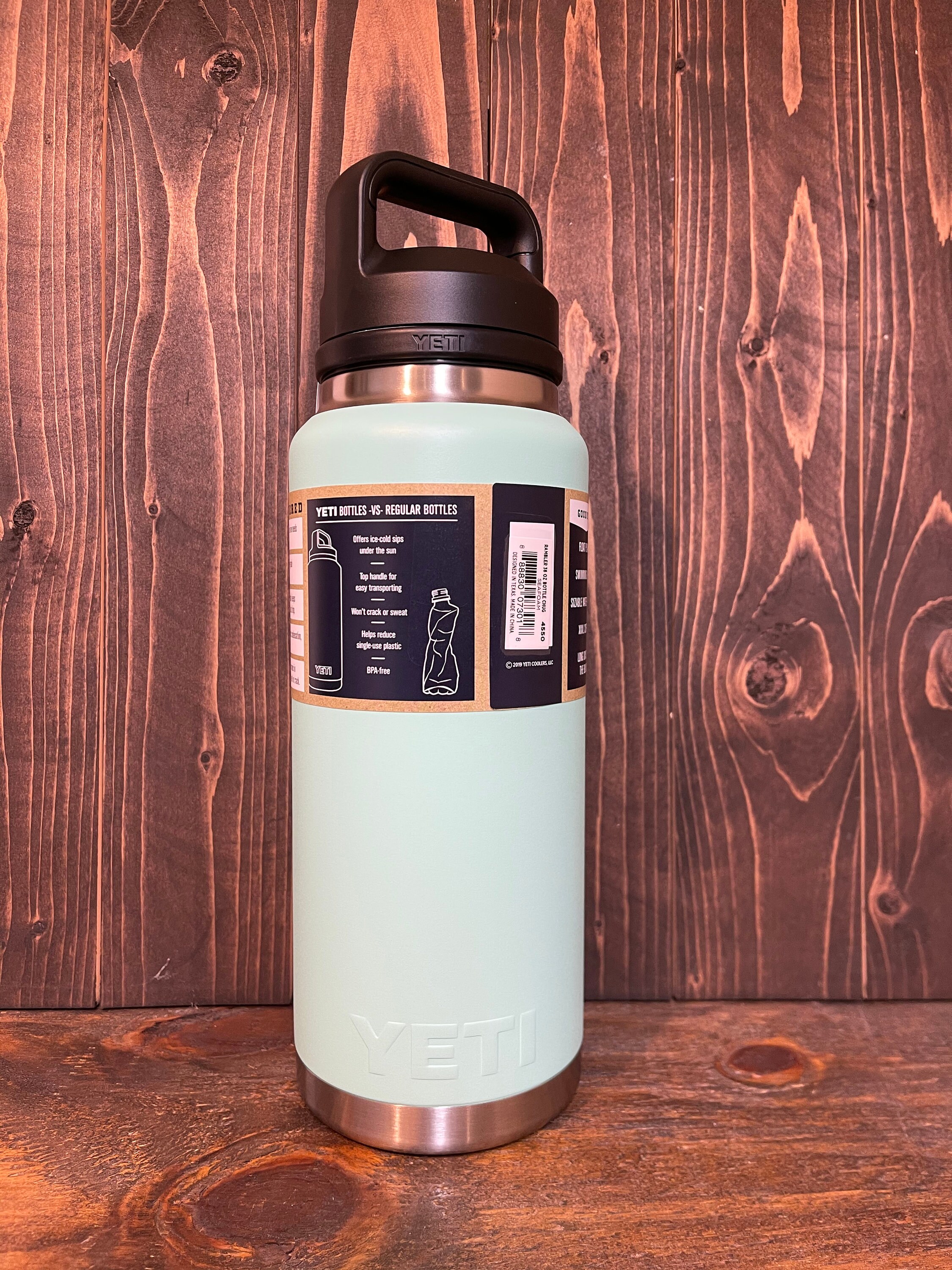 CBK Custom Laser Engraved 36oz YETI Water Bottle with Chug Cap – Curated by  Kayla