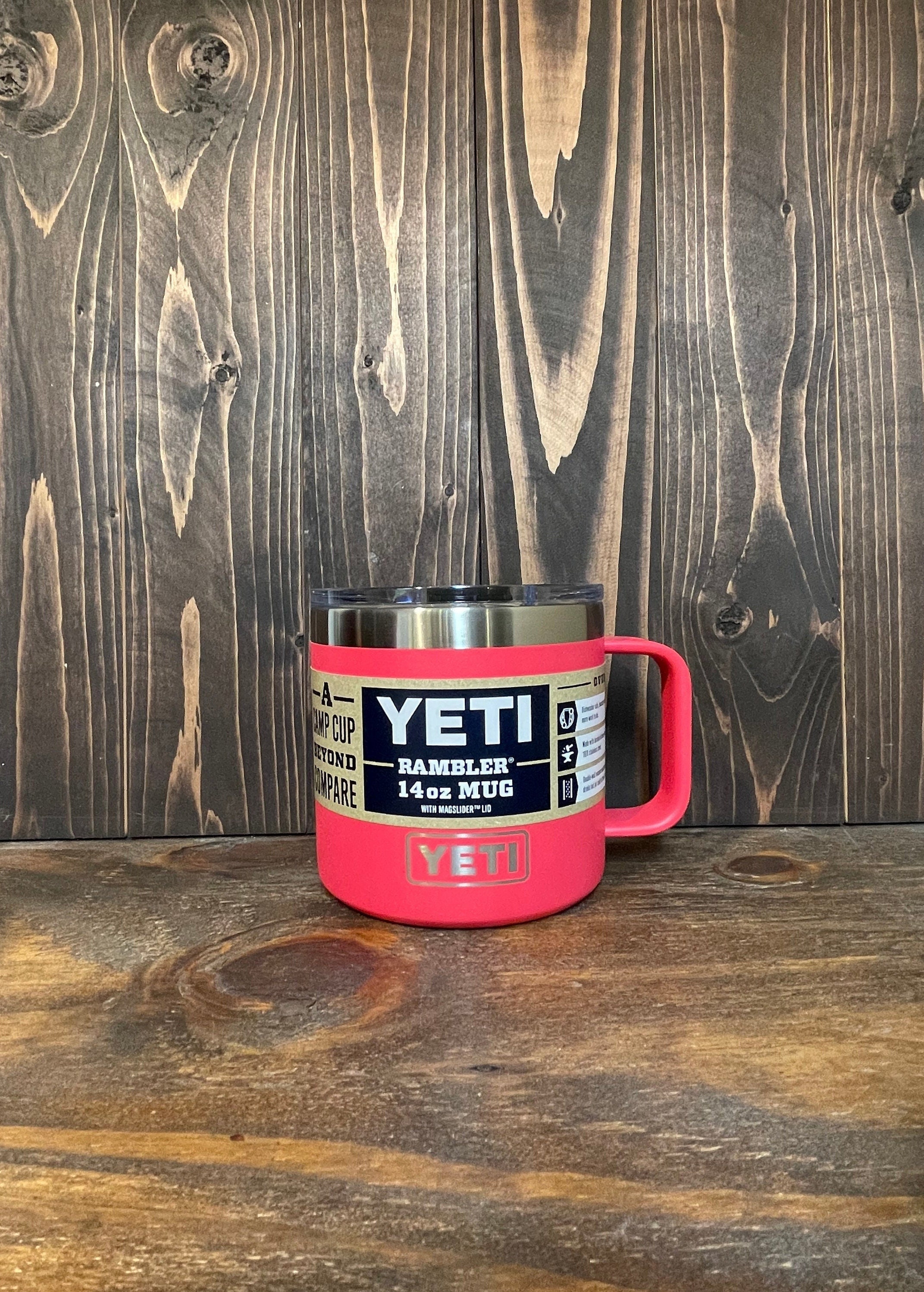 YETI Rambler 10 oz Stackable Mug, Vacuum Insulated, Stainless Steel with  MagSlider Lid, Bimini Pink