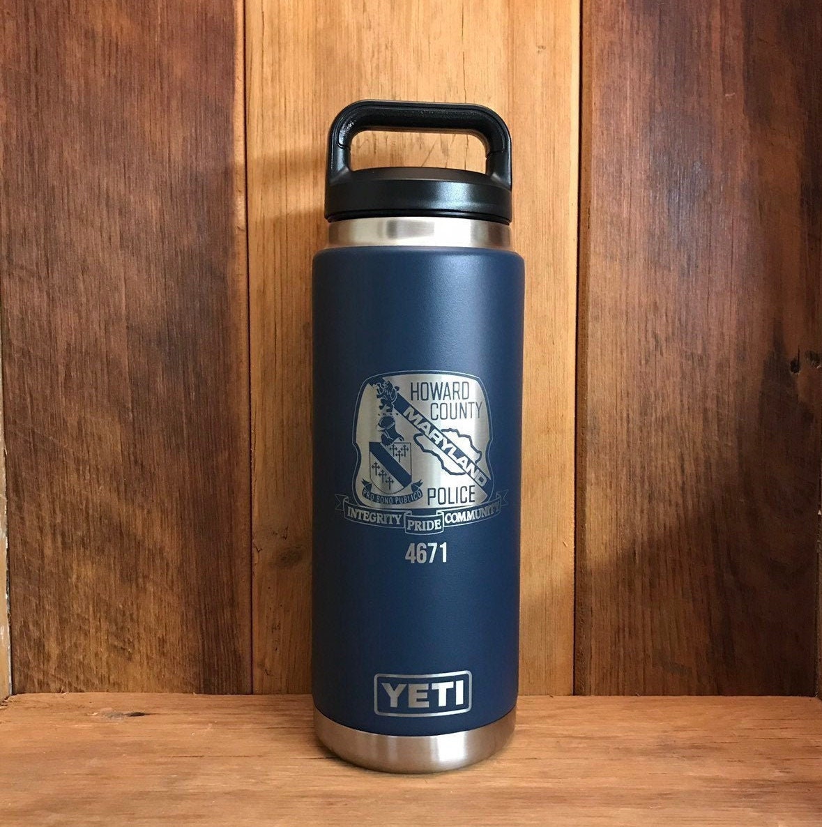 Engraved 26oz Yeti Rambler Bottle — Blaze Design Co
