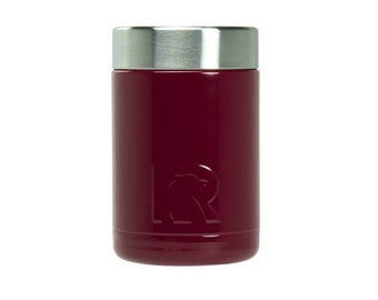 Personalized Maroon RTIC Can Cooler, Monogrammed Can Cooler, Groomsmen Gift