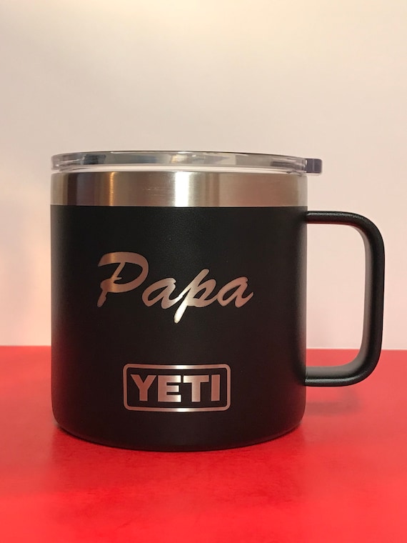 REAL YETI 35 Oz. Rambler With Straw Lid Laser Engraved Power Pink Stainless  Steel Yeti Rambler Vacuum Insulated YETI 