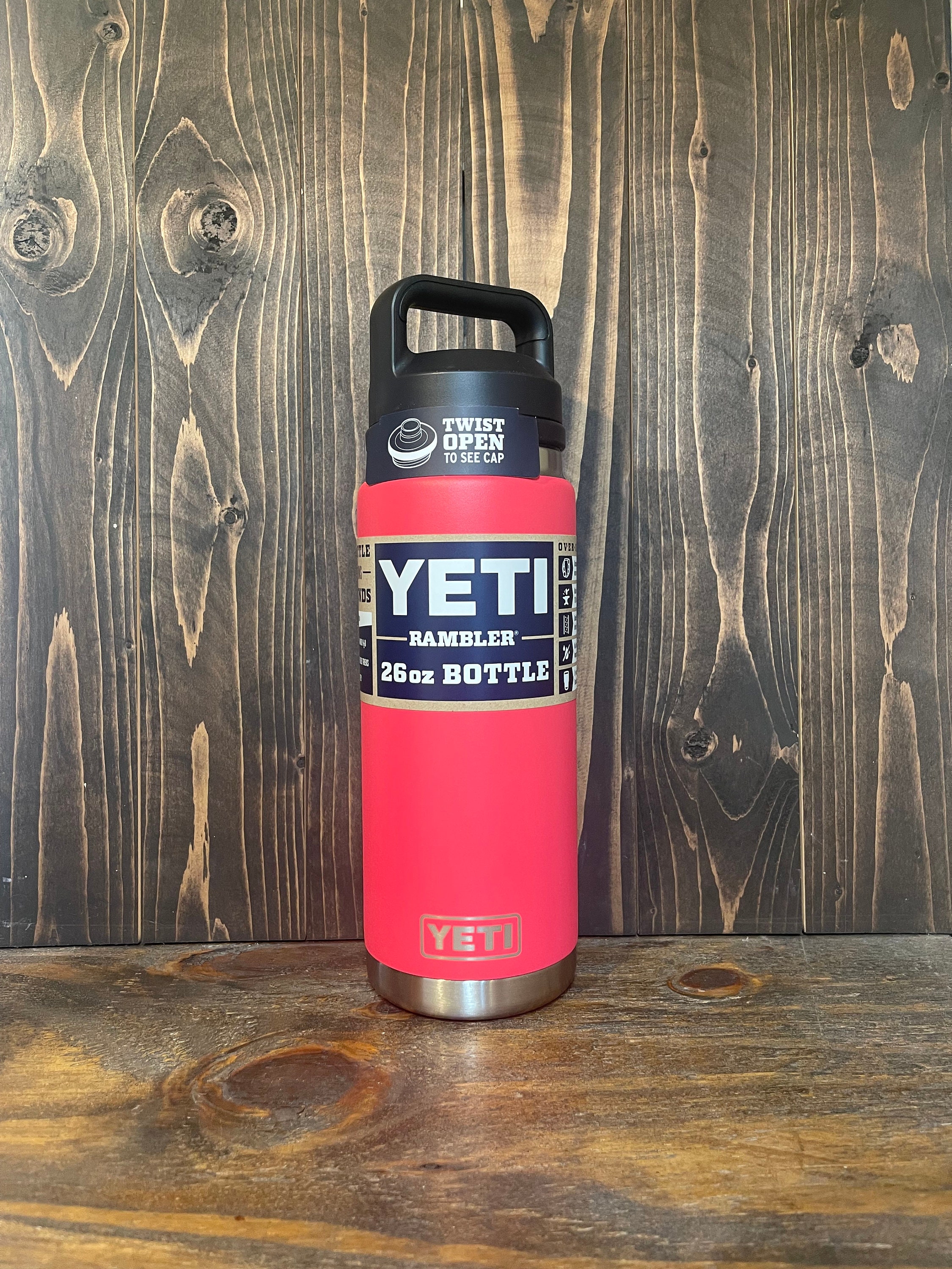 Yeti Rambler 26 oz Water Bottle with Straw Cap -Seafoam