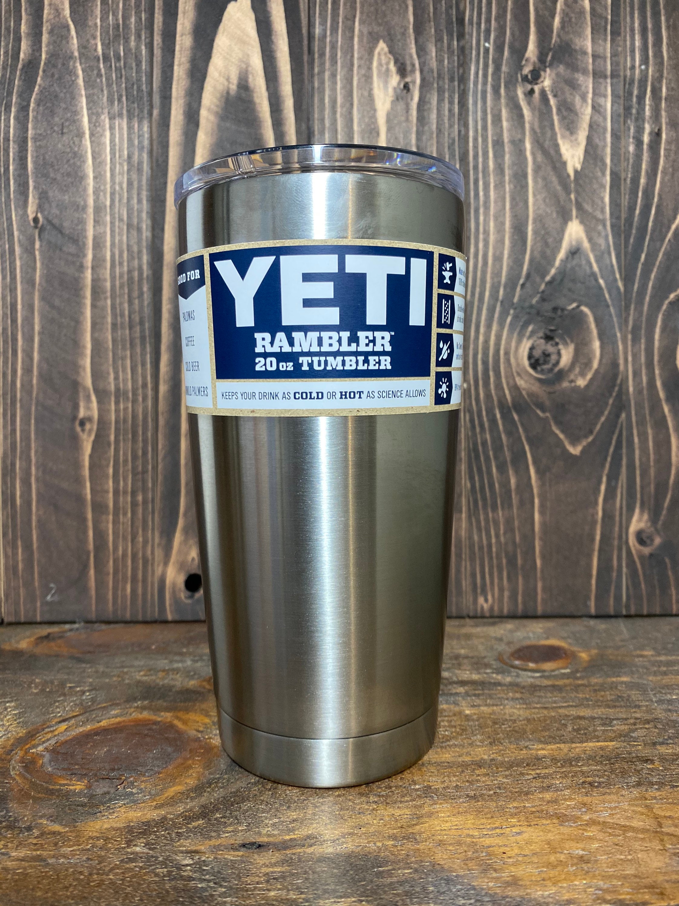 REAL YETI 20 Oz. Laser Engraved Stainless Steel Yeti Rambler Etsy