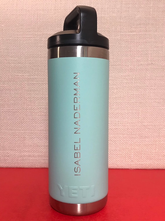 PERSONALIZED Authentic 18 oz Yeti Bottle - LASER ENGRAVED