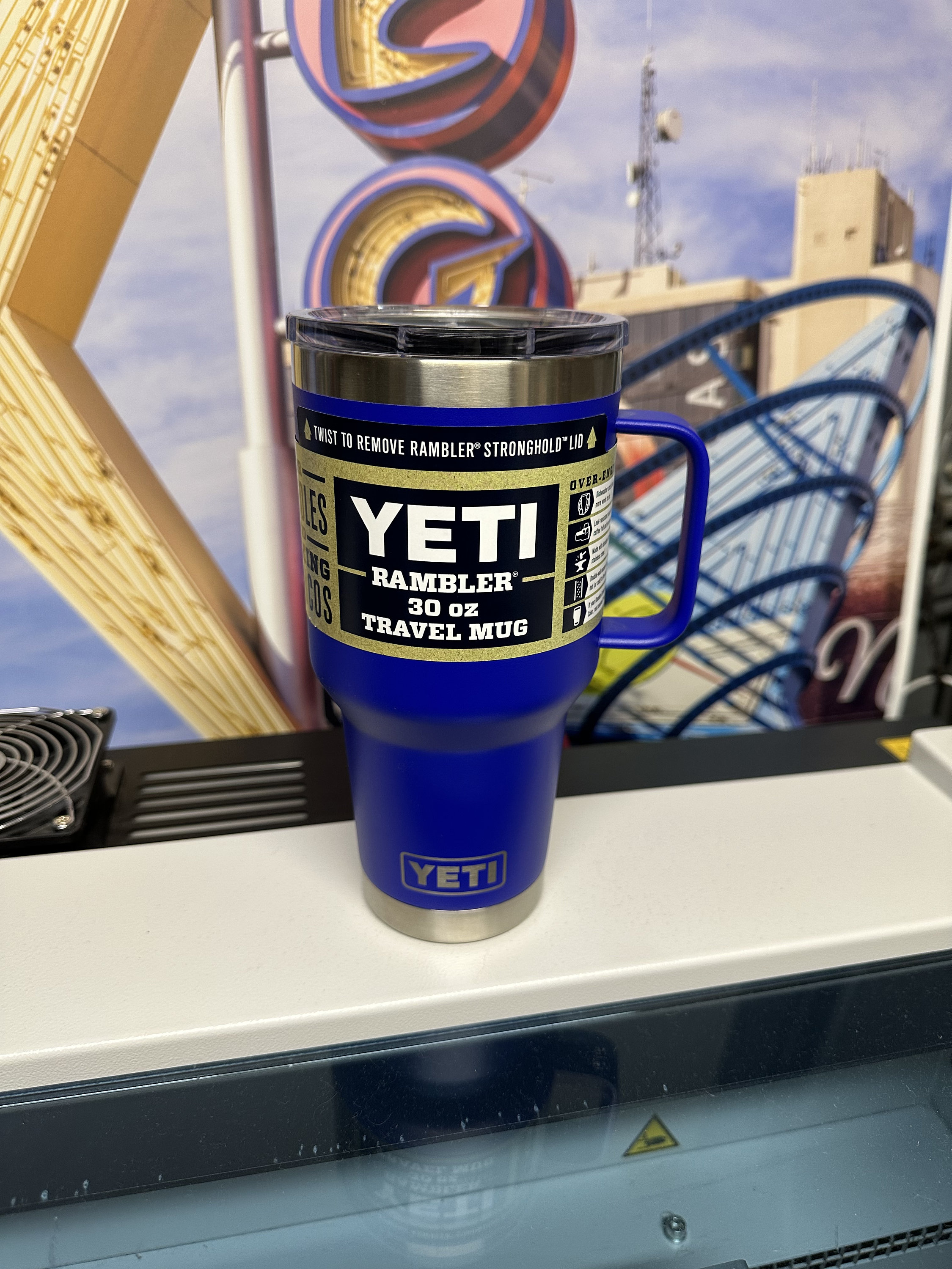  YETI Rambler 14 oz Mug, Vacuum Insulated, Stainless Steel with  MagSlider Lid, High Desert Clay : Sports & Outdoors