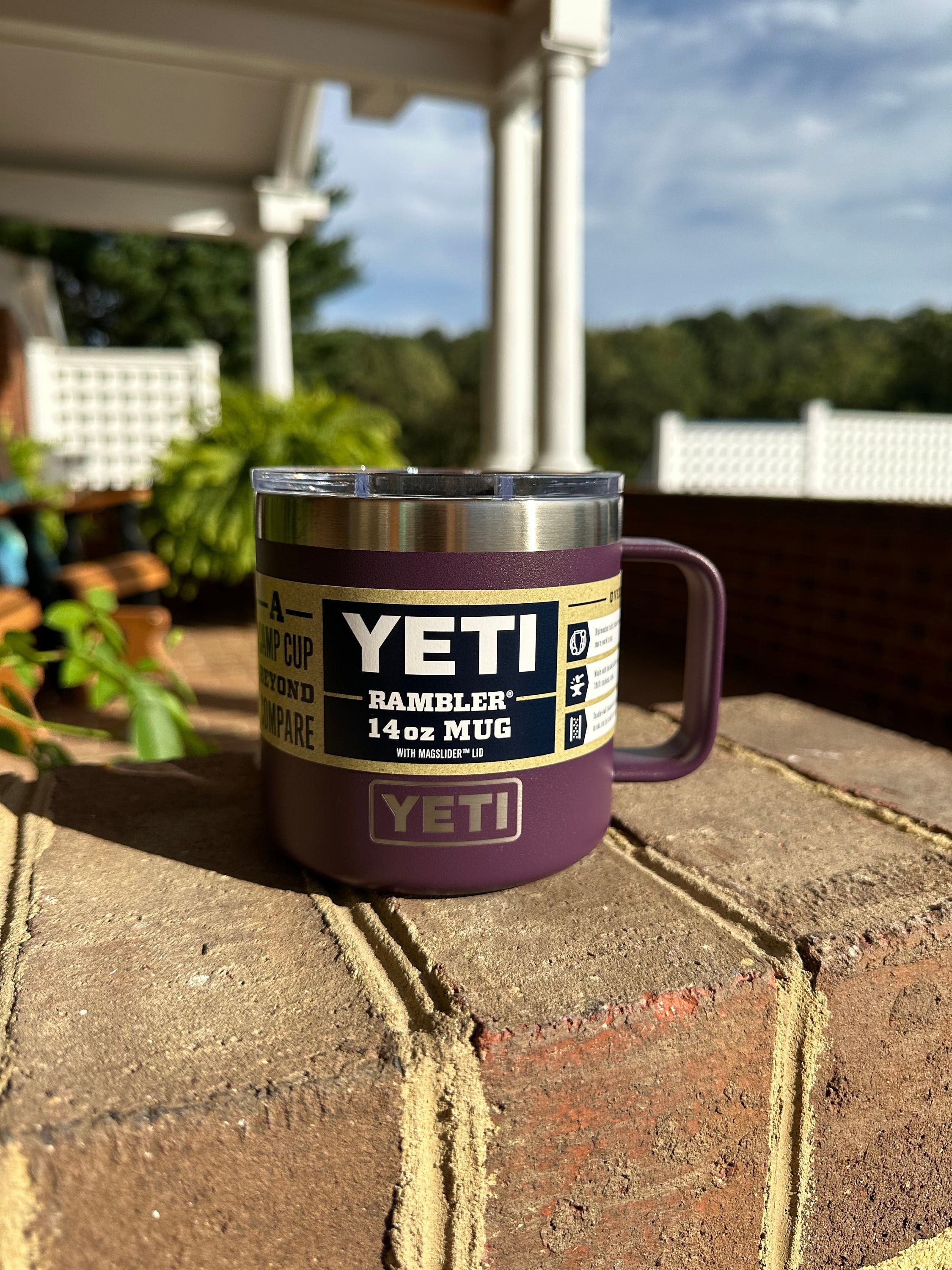 REAL YETI 14 Laser Engraved Nordic Purple Stainless Steel Yeti
