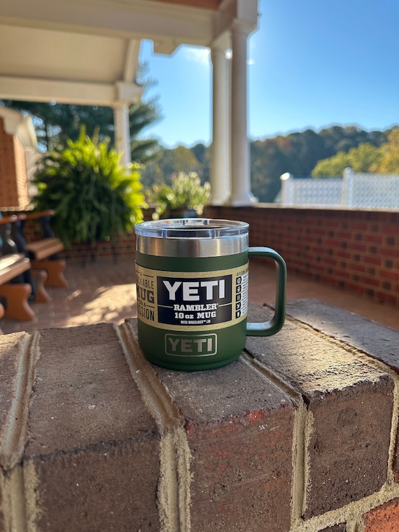 10 Oz-laser Engraved Personalization on a Yeti Tumbler, Custom