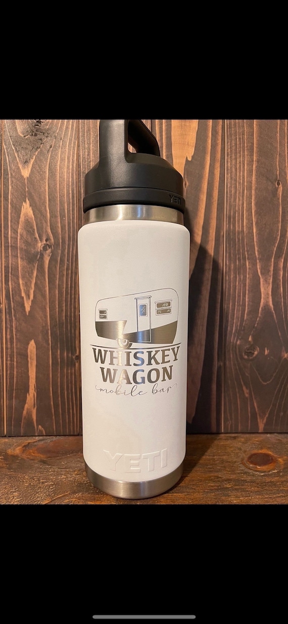 PERSONALIZED Authentic YETI 26 oz Straw Bottle - LASER ENGRAVED