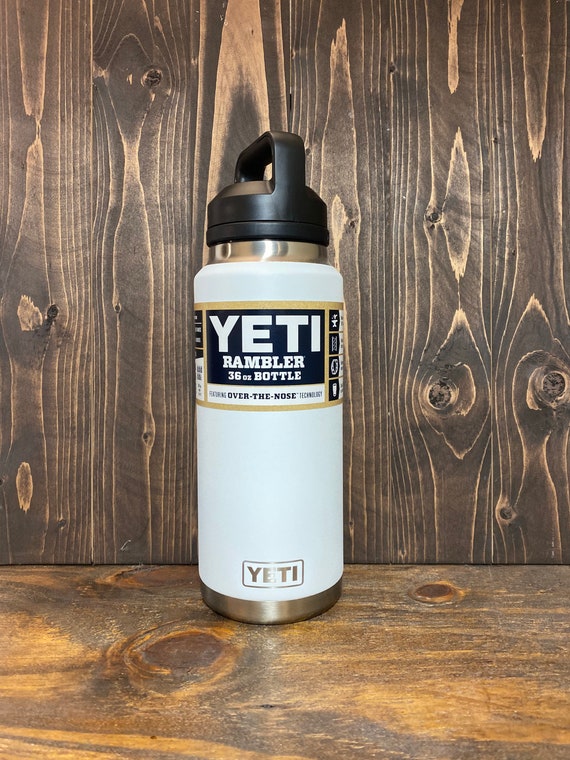 REAL YETI 36 Oz. Laser Engraved White Yeti Rambler Bottle -  Finland