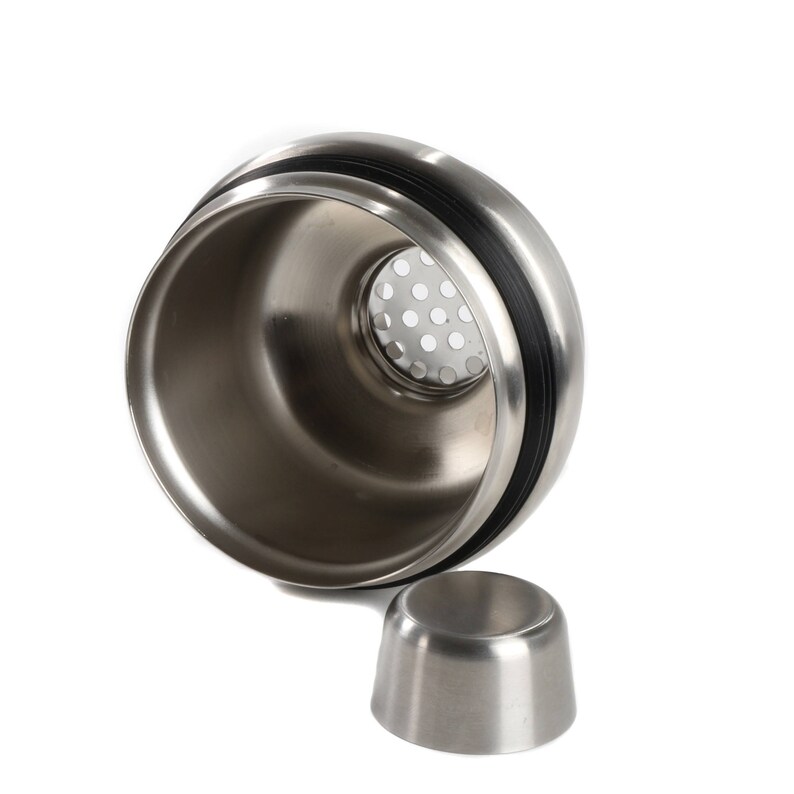 30oz Sic Cocktail Shaker Lid Stainless Steel Double Wall Etsy