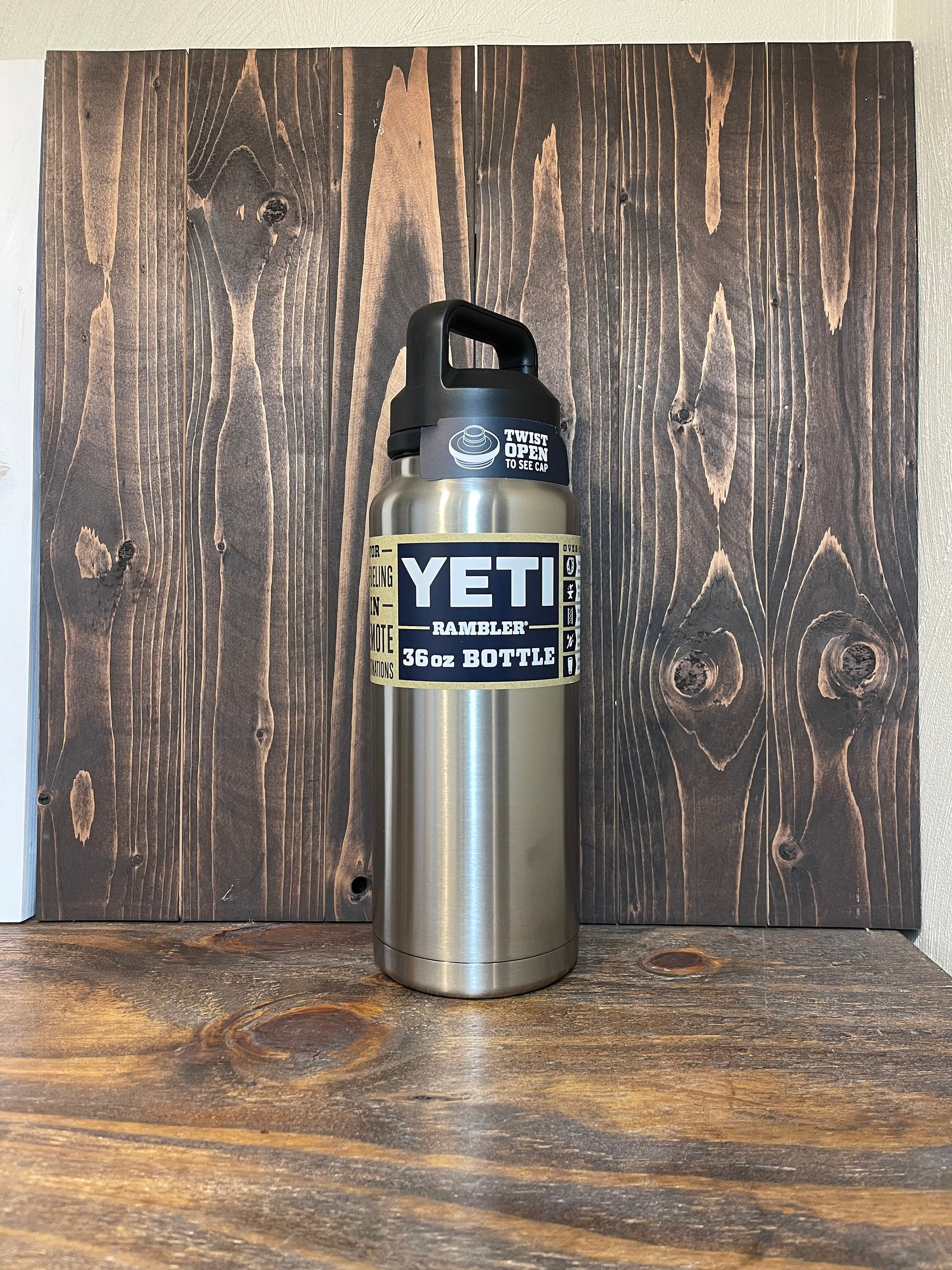 REAL YETI 36 Oz. Laser Engraved White Yeti Rambler Bottle Personalized  Vacuum Insulated YETI With Chug Cap -  Sweden