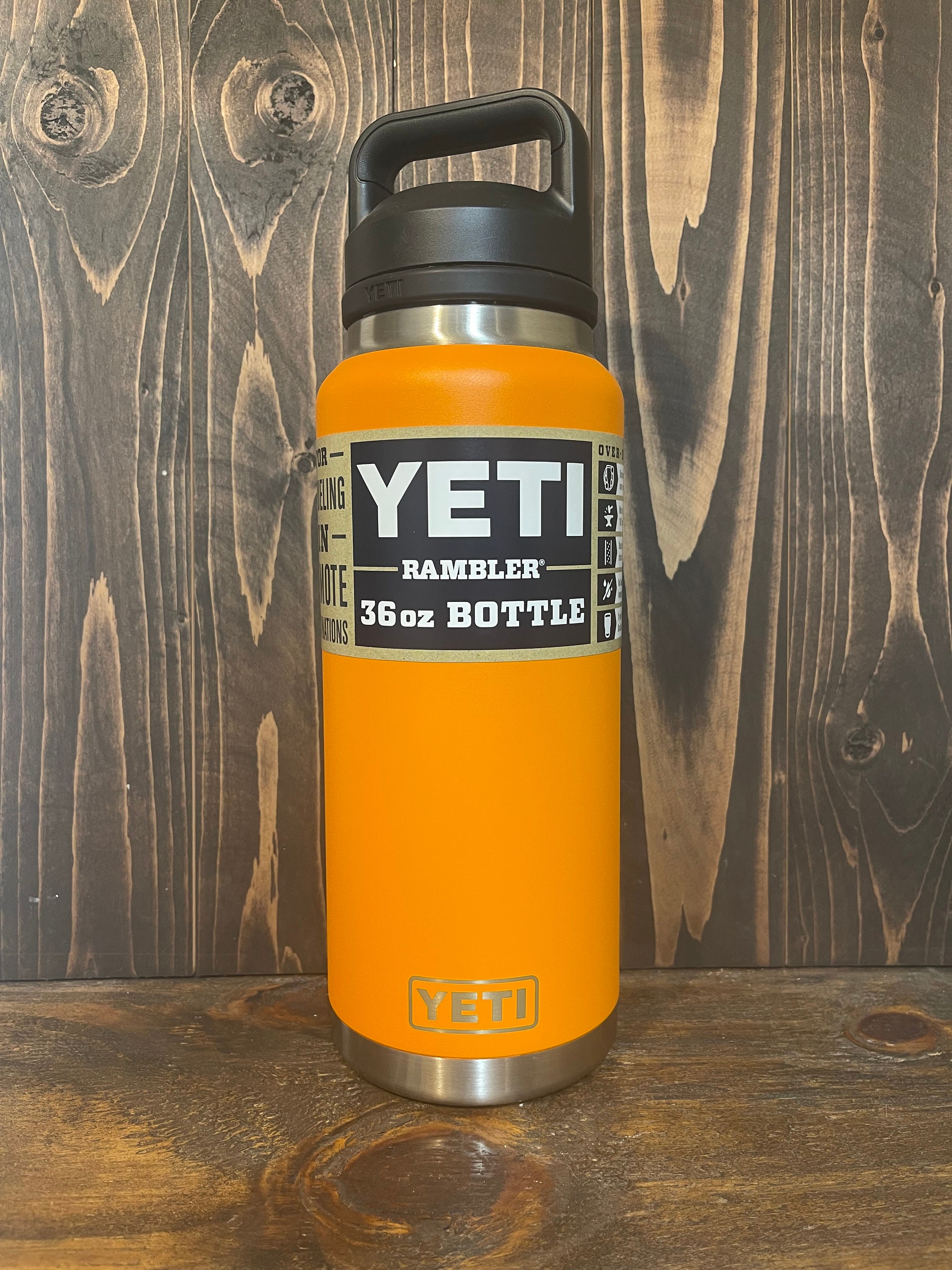 YETI Rambler Bottle - 18 oz. - Chug Cap - King Crab Orange