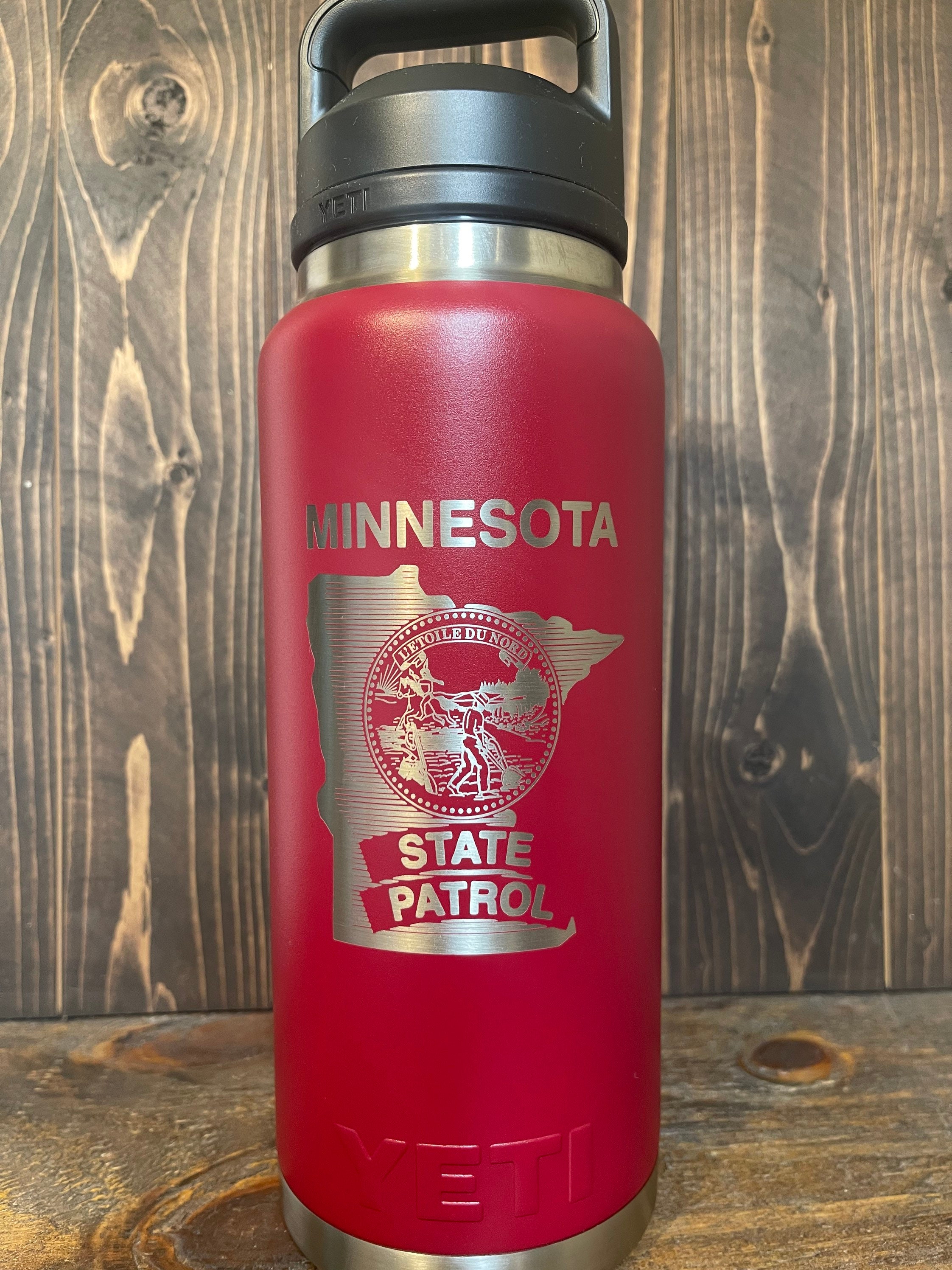 CBK Custom Laser Engraved 36oz YETI Water Bottle with Chug Cap – Curated by  Kayla