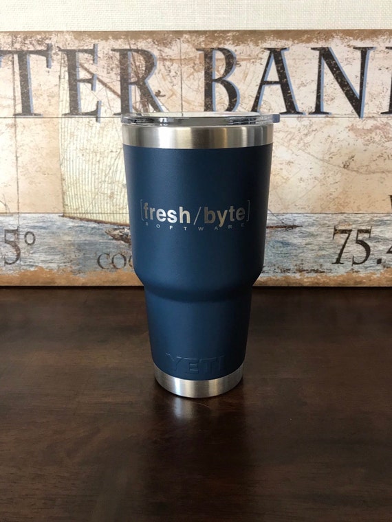 Laser Engraved Authentic YETI Rambler - LET'S GET LIT