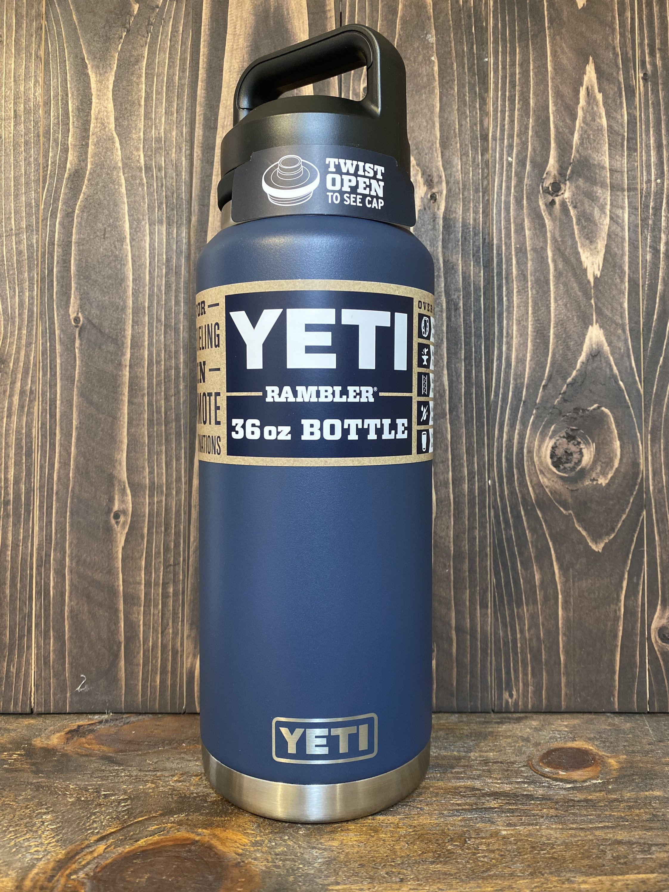 Yeti - 36 oz Rambler Bottle with Chug Cap Navy