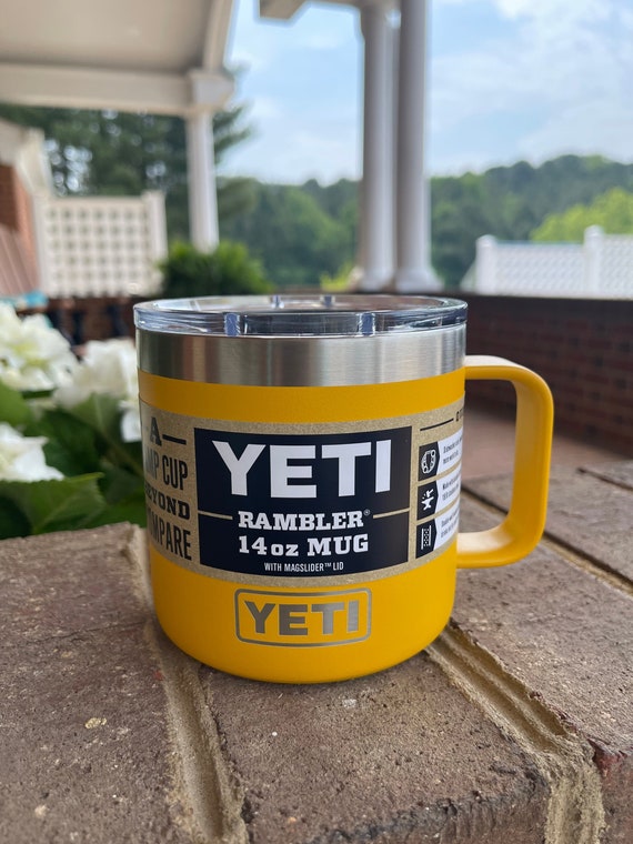 YETI Rambler 14 oz Mug, Vacuum Insulated, Stainless Steel with MagSlider  Lid, Stainless