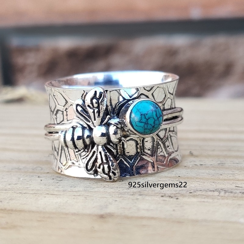 Bee Spoon Ring - Etsy