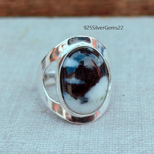 Büffel Jaspis Ring, Zebra Jaspis Ring, Top Qualität Edelstein Ring, Büffel Jaspis Schmuck, Frauen Geschenk Ring, handgemachter Ring, Versprechen Ring.