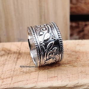925 Sterling Silver Ring, Silver Band Ring, Stylish Ring