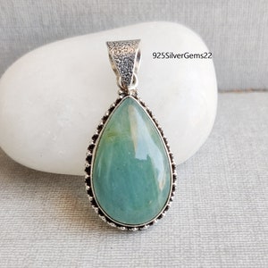 Aquamarine Pendant, Beautiful Pendant, Gemstone Pendant, Aquamarine Jewelry, Handmade Pendant, Gift Pendant, 925 Sterling Silver Pendant