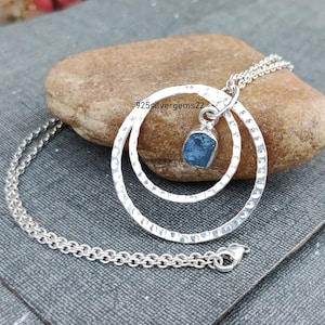 Aquamarine Pendant, Aquamarine Jewelry, Gemstone Pendant, Natural Pendant, Handmade Pendant, Aquamarine Necklace, 925 Silver Pendant
