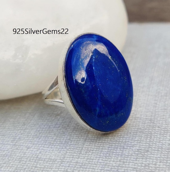 ラピスラズリオーバルリング 【公式通販】